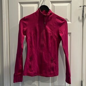 Lululemon dance studio jacket. Cranberry. Size 4.